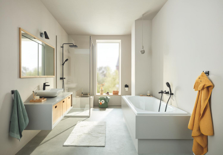 Lavoar Grohe 39808000, 139 mm, 448 mm, 35 mm, 600 mm, 1 cuve, 1 nr orificii baterie, pe perete, ceramica sanitara, Alb [10]