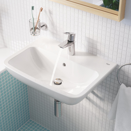 Baie - Lavoar Grohe 39949000, 135 mm, 400 mm, 35 mm, 550 mm, 1 cuve, 1 nr orificii baterie, suprafata antiaderent, Alb