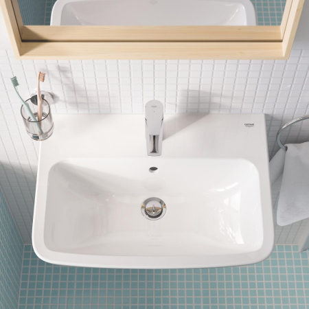 Lavoar Grohe 39949000, 135 mm, 400 mm, 35 mm, 550 mm, 1 cuve, 1 nr orificii baterie, suprafata antiaderent, Alb [9]