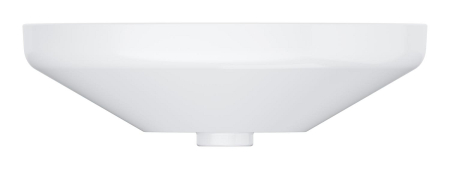 Lavoar Grohe 3995800H, Spa Airio, montare pe blat, 450 x 450 mm, slim, porcelan, alb [5]