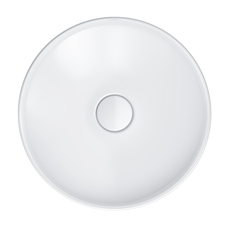 Lavoar Grohe 3995800H, Spa Airio, montare pe blat, 450 x 450 mm, slim, porcelan, alb [2]