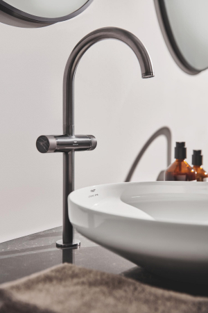 Lavoar Grohe 3995800H, Spa Airio, montare pe blat, 450 x 450 mm, slim, porcelan, alb [10]