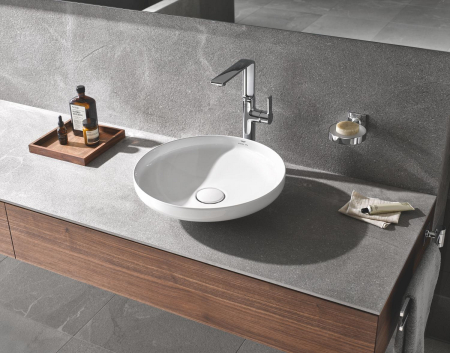 Baie - Lavoar Grohe 3995800H, Spa Airio, montare pe blat, 450 x 450 mm, slim, porcelan, alb