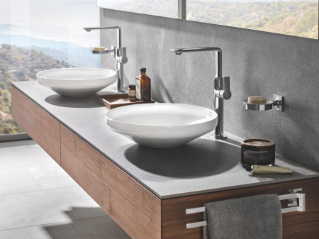 Lavoar Grohe 3995800H, Spa Airio, montare pe blat, 450 x 450 mm, slim, porcelan, alb [11]