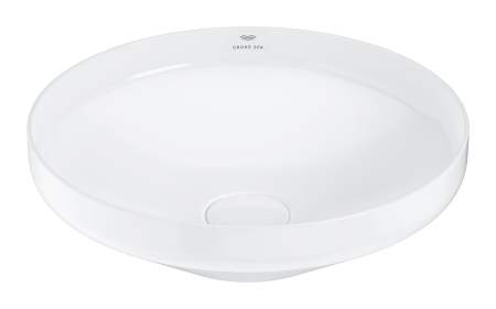 Lavoar Grohe 3995800H, Spa Airio, montare pe blat, 450 x 450 mm, slim, porcelan, alb [1]
