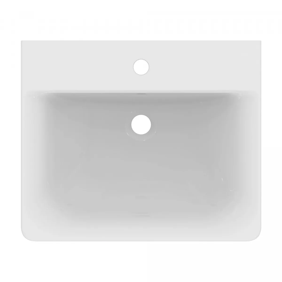 Lavoar Ideal Standard Connect Cube, montare pe perete, 500 x 460 mm, alb, E788401 [2]