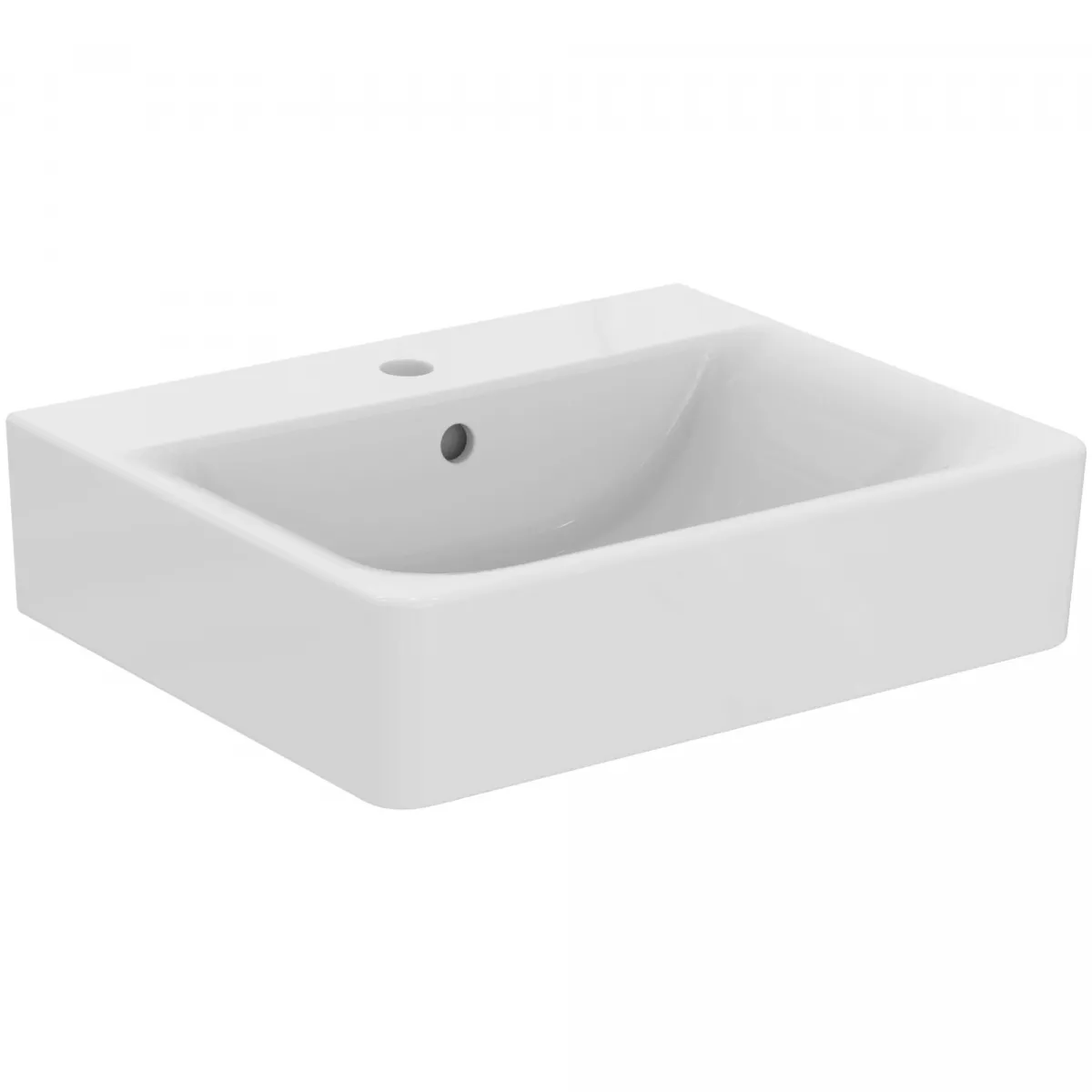 Lavoare pe blat - Lavoar Ideal Standard Connect Cube, montare pe perete, 500 x 460 mm, alb, E788401