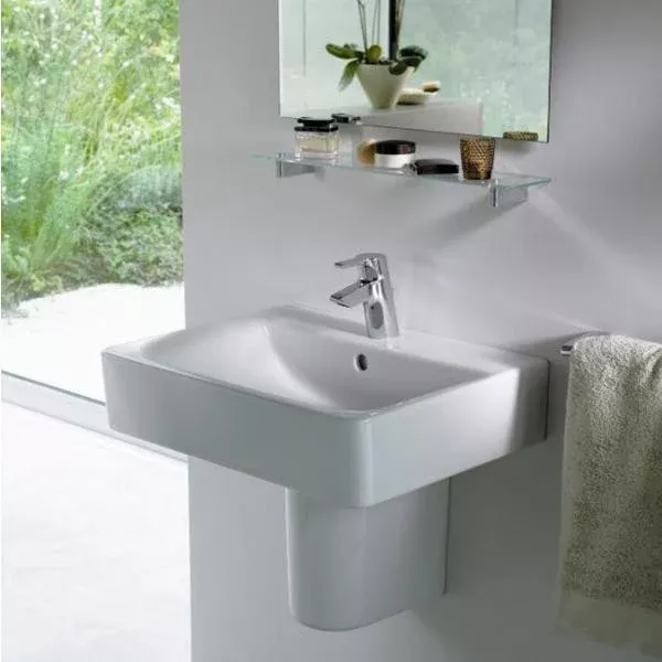 Lavoar Ideal Standard Connect Cube, montare pe perete, 700 x 460 mm, alb, E773801 [1]