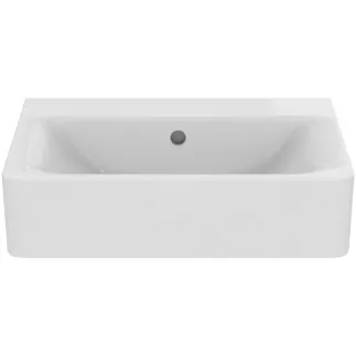 Lavoar Ideal Standard Connect Cube, montare pe perete/blat, 550 x 460 mm, alb, E811101 [1]