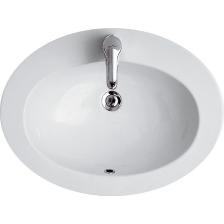 Lavoar incastrat alb 63 cm, oval, Cersanit Gamma [1]