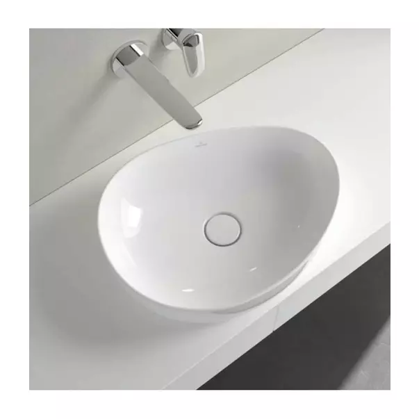 Lavoar pe blat alb oval Villeroy&Boch Antao 51 cm [1]