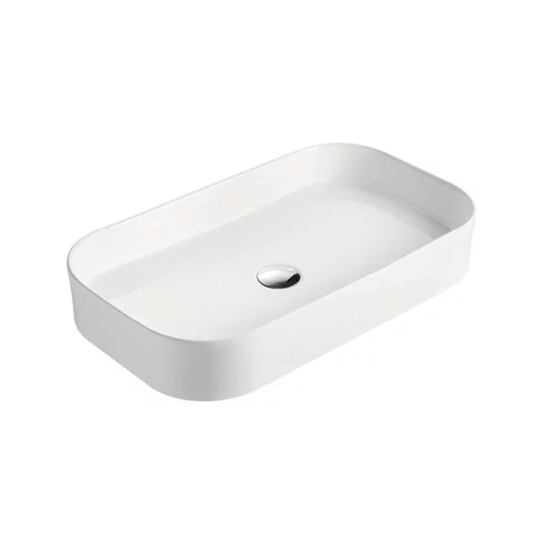 Pe blat - Lavoar pe blat Fluminia Capri alb 65 cm