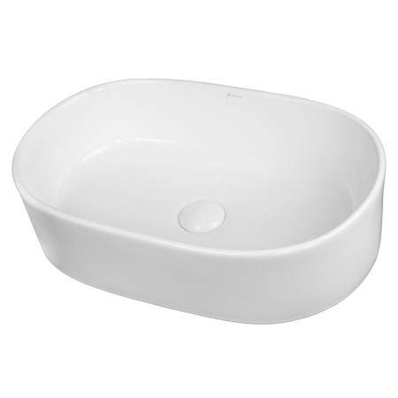 Lavoare - Lavoar pe blat Fluminia, Tisa, 56 x 35 cm, alb