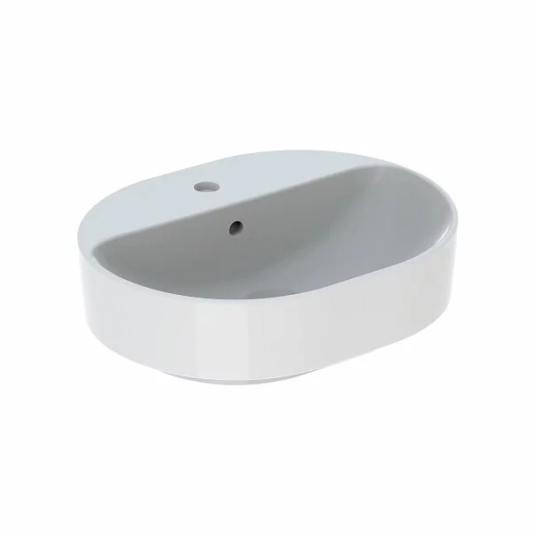 Lavoare - Lavoar pe blat Geberit Variform eliptic cu preaplin 50x40 cm