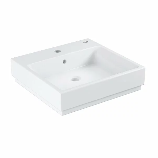 Lavoare - Lavoar pe blat Grohe Cube Ceramic cu PureGuard 50x49 cm