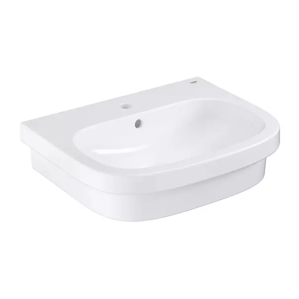Lavoare - Lavoar pe blat Grohe Euro Ceramic alb Alpine White 60 cm