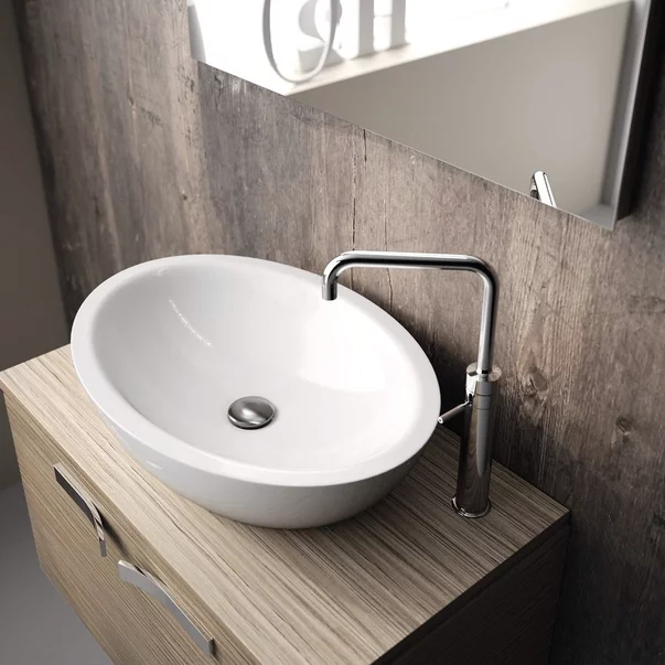 Lavoar pe blat Ideal Standard Strada oval 60x42 cm [1]