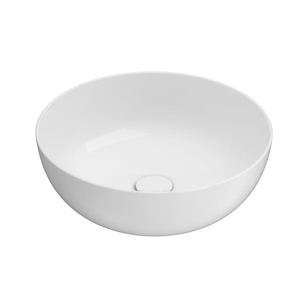 Lavoare - Lavoar pe blat rotund din compozit Marmite Alessia 40 cm