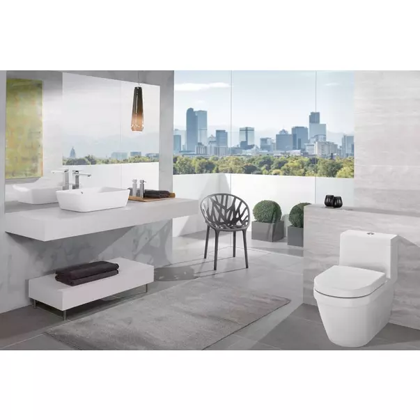 Lavoar pe blat Villeroy&Boch Architectura dreptunghiular finisaj alb lucios 60 cm [8]