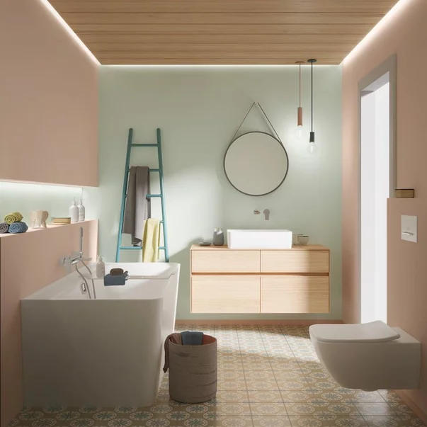 Lavoar pe blat Villeroy&Boch Collaro dreptunghiular 56 cm alb [7]