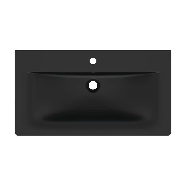 Lavoar pe mobilier Ideal Standard Connect Air 84x46 cm negru mat [3]