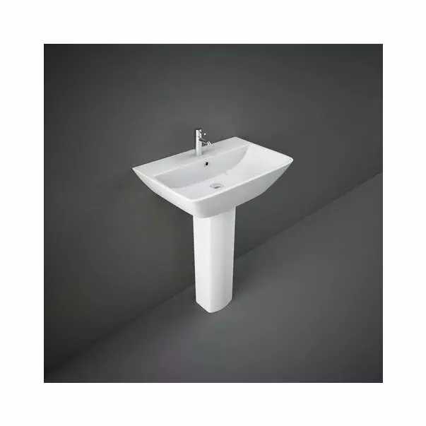 Lavoare pe blat - Lavoar Rak Ceramics Summit, montare pe perete, 600 x 430 mm, alb, SUWB00001