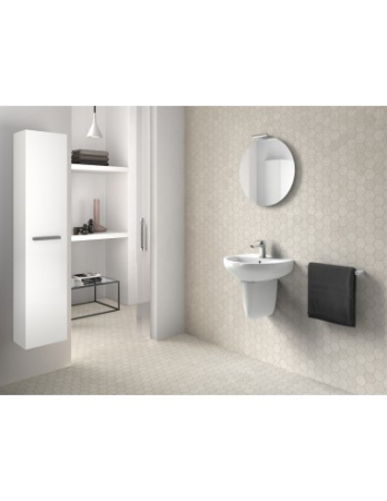 Lavoar Roca A325394000, Victoria, montaj pe perete, preaplin, zona montaj interior, elemente fixare ascunse, alb [4]