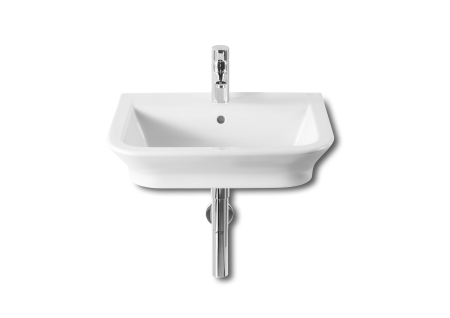 Baie - Lavoar Roca A327475000, 550 mm, 470 mm, 140 mm, 1 cuve, 1 nr orificii baterie, pe perete, interior zona montaj, Alb