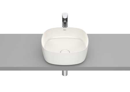 Baie - Lavoar Roca A327502650, 370 mm, 140 mm, 1 cuve, suprafata antiaderent, pe blat, fara nr orificii baterie, Bej