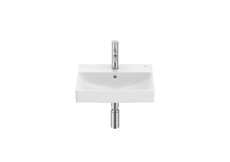 Baie - Lavoar Roca A327682000, 450 mm, 360 mm, 150 mm, 1 cuve, 1 nr orificii baterie, suprafata antiaderent, Alb