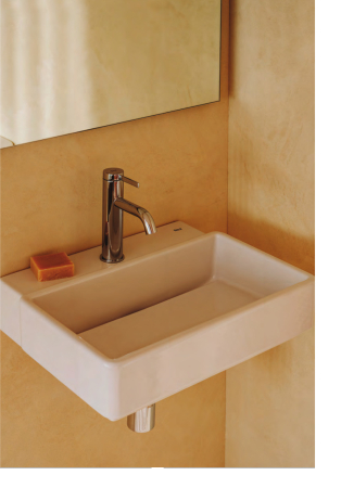 Lavoar Roca A327690620, 450 mm, 360 mm, 150 mm, 1 cuve, 1 nr orificii baterie, pe perete, pe blat, Alb [1]