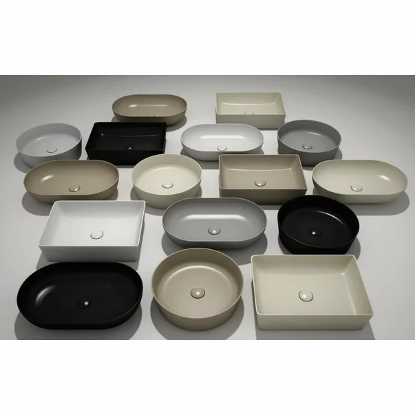 Lavoar rotund bej mat Rak Feeling 42 cm [1]