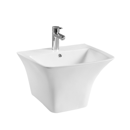 Lavoare - Lavoar suspendat BTW, Fluminia, Menad New, 53 cm, alb