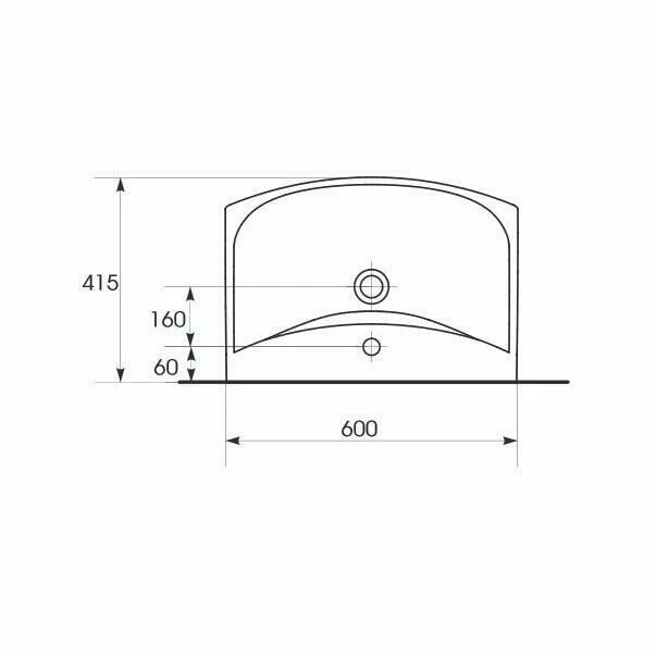 Lavoar Suspendat Carina Cersanit 60cm [3]