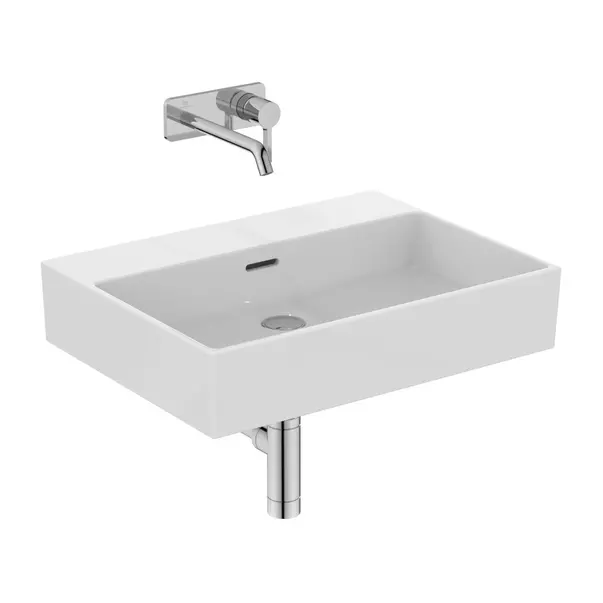 Lavoar suspendat Ideal Standard Atelier Extra alb lucios 60 cm cu orificiu preaplin [1]