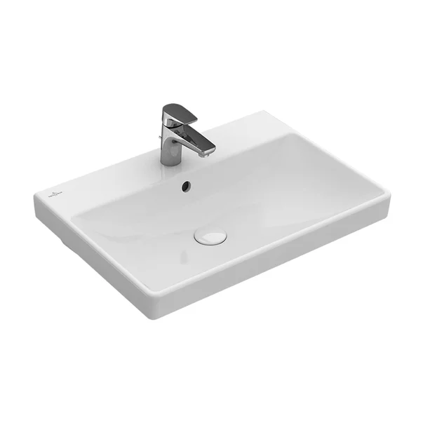 Lavoare pe blat - Lavoar suspendat Villeroy&Boch Avento 65 cm alb