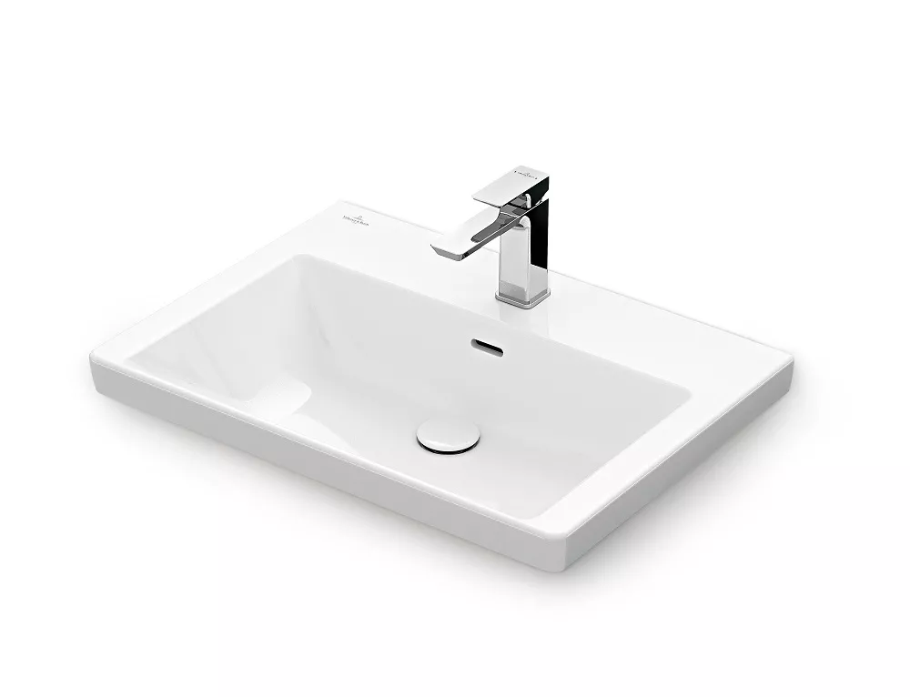 Lavoar Villeroy and Boch Subway 3, pe mobilier, 65 x 47 cm, alb, 4A706501 [2]