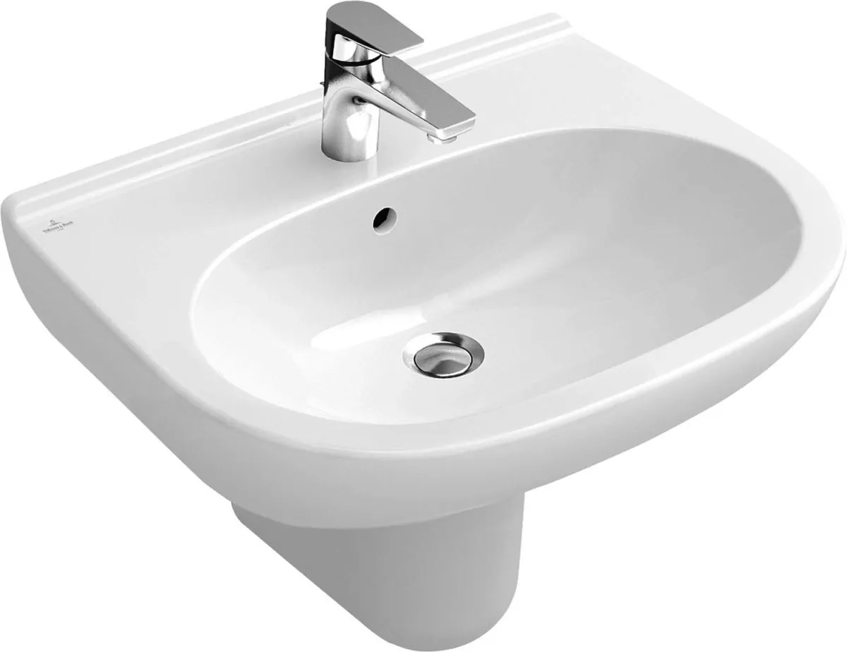 Lavoare pe blat - Lavoar Villeroy & Boch O.Novo, montare pe perete, 600 x 490 mm, alb, 51606001