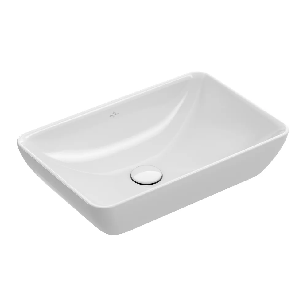 Lavoare pe blat - Lavoar Villeroy & Boch Venticello, pe blat, 550 x 360 mm, CeramicPlus, alb, 411355R1