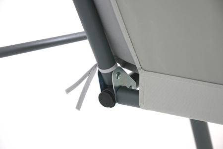 Leagan balansoar gradina Sersimo Cosenza, 3 locuri, 220kg, gri deschis [6]