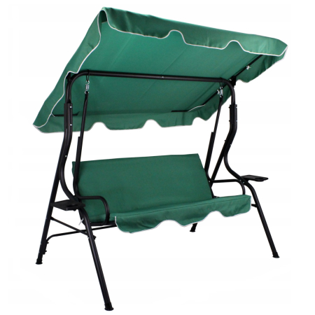Gradina & balcon - Leagan balansoar gradina Sersimo Modena, 3 locuri, 220kg, verde