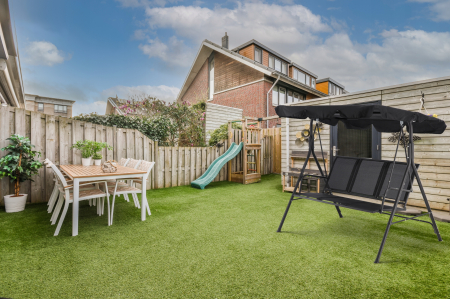 Leagan balansoar gradina 3 locuri, textilene rezistent intemperii, baldachin reglabil poliester 140g/m2, cadru otel, max 260 kg, negru [4]