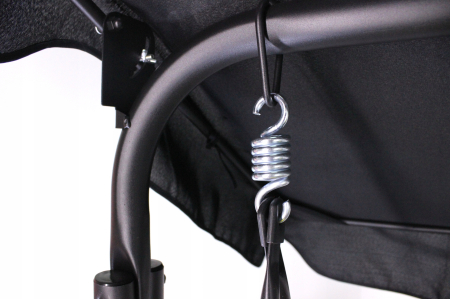 Leagan balansoar gradina Sersimo Trieste, 3 locuri, 220kg, negru [9]