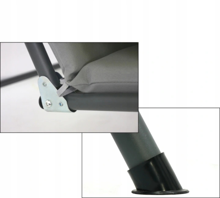 Leagan balansoar gradina Sersimo Vicenza, 3 locuri, 220kg, gri [5]