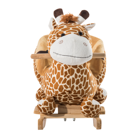  Leagan din lemn in forma de girafa, 60x33x45 cm [7]