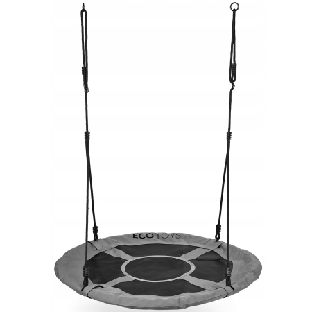 Gradina & balcon - Leagan gradina tip cuib, diametru 100 cm, reglabil pe inaltime, maxim 150 kg, gri