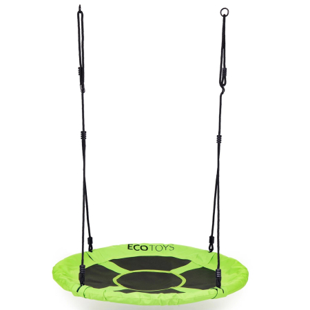 Gradina & balcon - Leagan gradina tip cuib, diametru 100 cm, reglabil pe inaltime, maxim 150 kg, verde