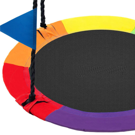 Leagan tip cuib 100cm, inaltime reglabila, 150 kg, Multicolor [10]