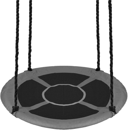 Gradina - Leagan tip cuib 110cm, inaltime reglabila, 150 kg, Gri