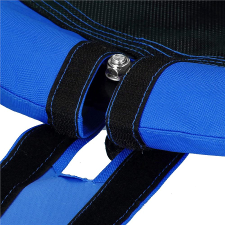 Leagan tip cuib Sersimo NS24, diametru 110cm, inaltime reglabila, pentru exterior, sarcina 150 kg, Albastru Negru [19]